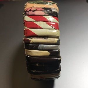 Mixed print thick bracelet